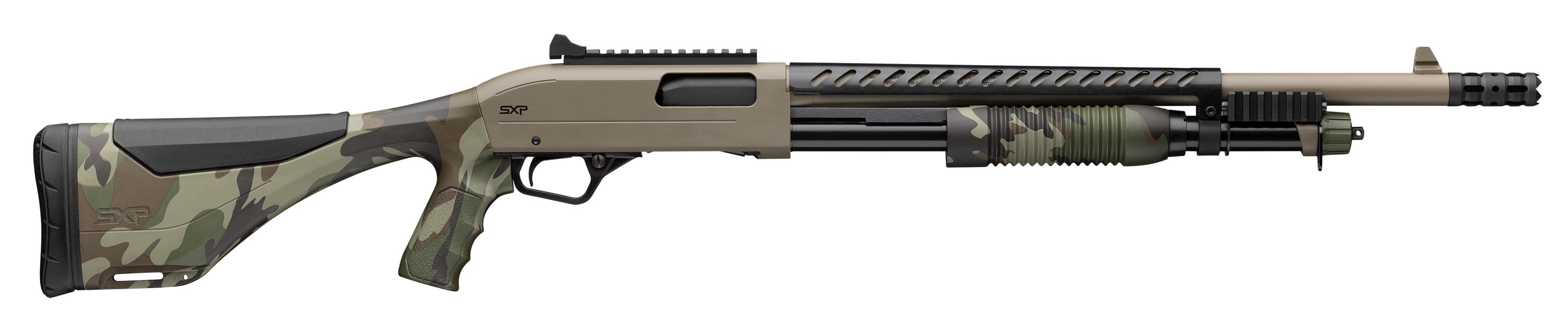 Winchester SXP - Extreme Defender, Woodland FDE